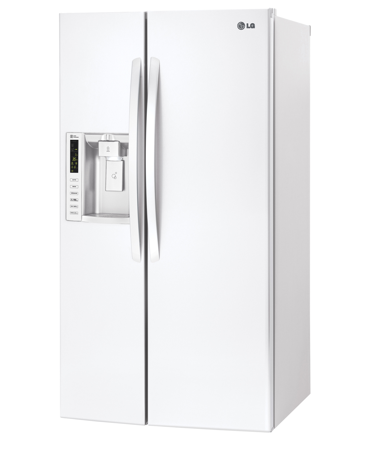 LG White Side By Side Refrigerator LSXS26326W Abt lg-white-side-by-side-refrigerator-lsxs26326w-abt