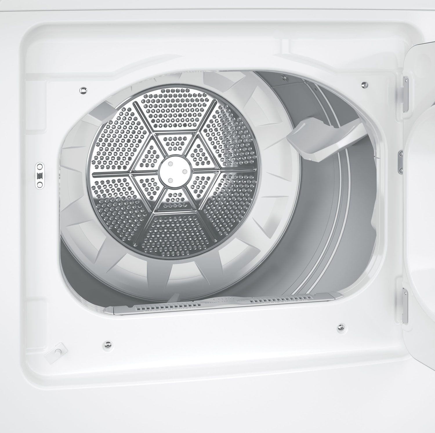 GE Hotpoint White Electric Dryer - HTX24EASKWS