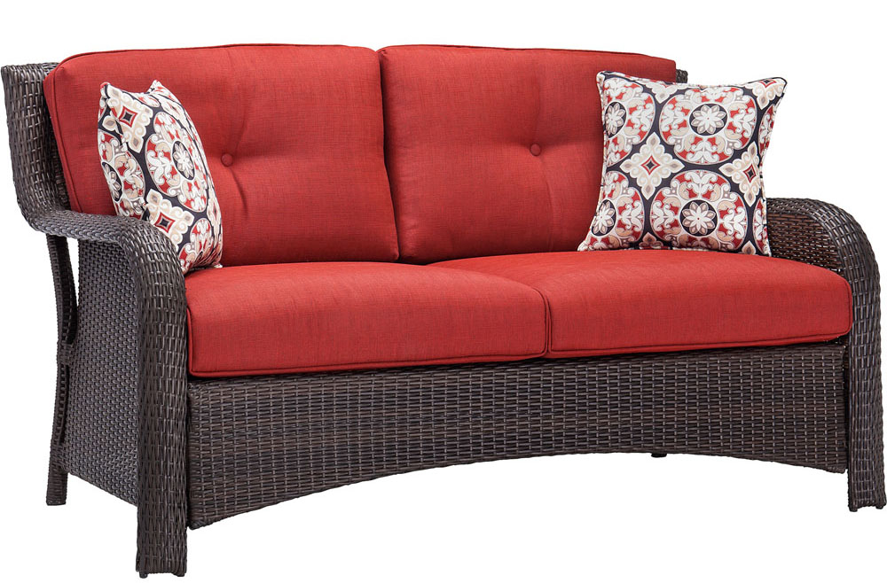 Hanover Strathmere 6PC Patio Set - STRATHMERE6PCRED