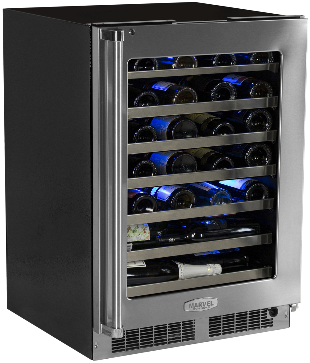 Marvel 24" Professional Stainless Wine Cellar -MP24WSG4RS