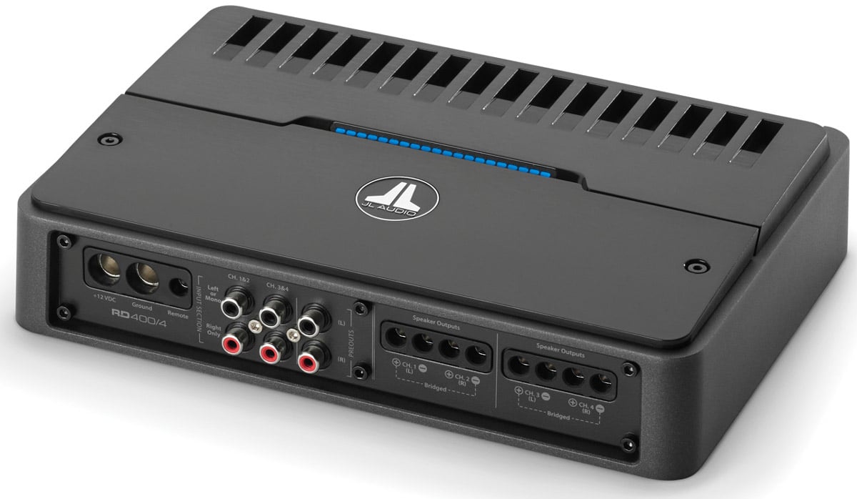 JL Audio 4 Channel Class D Mobile Amplifier - RD400/4