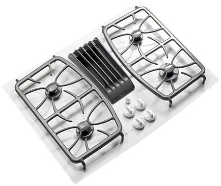 gas cooktop ge downdraft built profile cooktops roll zoom true downdrafts