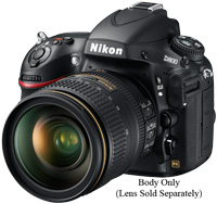 Nikon D800 Black 36.3 Megapixels Digital SLR Camera Body - 25480 