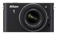 Nikon 1 J2 Black 10.1 Megapixel One-Lens Digital Camera Kit - 27572 