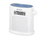 Sony Shower Clock Radio White