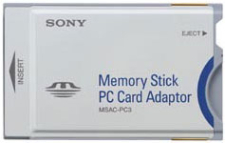 Sony Memory Stick PC Card Adapter - MSACPC3