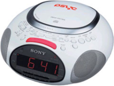 Sony Psyc Clock Radio With CD Player