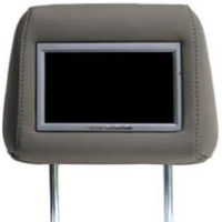 Vizualogic 7" Video Headrest Monitor System - Ivory Leather Finish