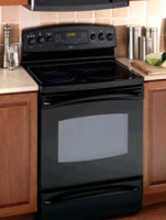 GE Profile 30" Free-Standing Electric Range - Black Finish