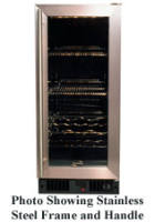 Marvel Luxury Series 15" Beverage/Wine Refrigerator 3BARBKBG In Black