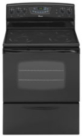 Amana 30" Free Standing Electric Range - Black Finish