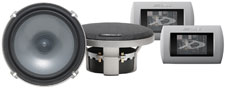 Alpine 6-1/2" Type-X Mid Bass Speakers - Grey Finish