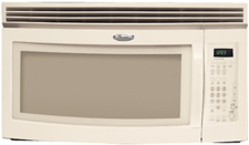 Whirlpool Gold Microwave Hood Combination - Bisque Finish