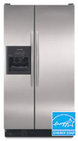 KitchenAid Superba Architect Series Side-by-Side Freestanding Refrigerator -  Stainless Steel Finish