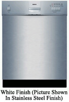 Bosch Evolution 300 Series Dishwasher - White Finish