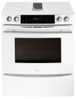 Jenn-Air Electric Downdraft Range With Convection - White Finish