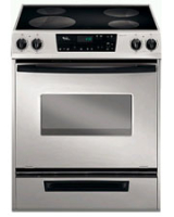 Whirlpool 30" Slide In Electric Range - Stainless Steel Finish