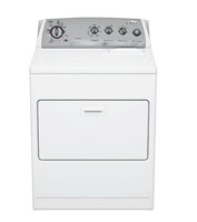 Whirlpool Super Capacity Gas Dryer - White Finish