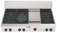 KitchenAid 48" Architect Series Stainless Steel Gas Cooktop