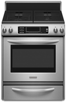 KitchenAid Dual Fuel Stainless Steel Free-Standing Range