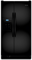 Kitchenaid Black 25.5 Cu. Ft. Architect Series II Side-By-Side Freestanding Refrigerator