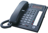 Panasonic Black 24-Button Corded Phone System