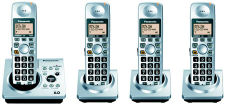 Panasonic KX-TG1034S - Front Angle View