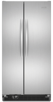 Kitchenaid Monochromatic Stainless Steel Side-By-Side Freestanding Refrigerator