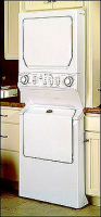 Maytag Neptune Super Stack Washer-Electric Dryer - MLE2000WH