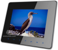 COBY Black 8" Digital Photo Frame With Multimedia Playback 