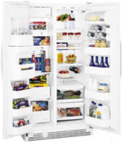 KitchenAid Side By Side Refrigerator - KSRG25FKWH