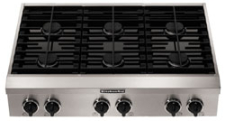 KitchenAid 36" Gas Cooktop In Stainless Steel