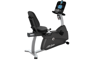 Life Fitness R1 Recumbent Lifecycle Excercise Bike with Track Bike Console
