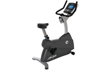Life Fitness C1 Upright Lifecycle Excercise Bike with Go Bike Console