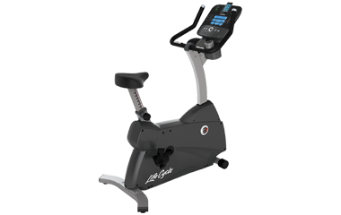 Life Fitness C3 Upright Lifecycle Excercise Bike with Track Bike Console