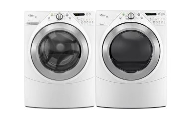 Whirlpool Front Load Washer & Electric Dryer Laundry Package in White
