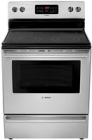 Bosch 30" Evolution 300 Series Freestanding Stainless Steel Electric Range