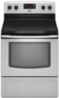 Maytag MER7662W Stainless Steel 30" Free Standing Electric Range