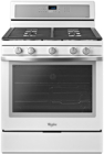Whirlpool 30" White Freestanding Gas Range