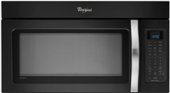 Whirlpool Black Microwave Hood Combination
