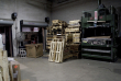 Pallets of cardboard to be recycled - 1