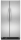 Kitchenaid Monochromatic Stainless Steel Side-By-Side Freestanding Refrigerator