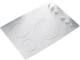 GE Profile 30" Built-In White Electric Cooktop