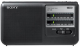 Sony Black Portable AM-FM Radio