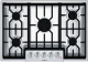 Bosch 800 Series 30" Stainless Steel Gas Cooktop