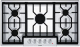 Bosch 800 Series 36" Stainless Steel Gas Cooktop