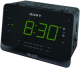 Sony AM/FM Clock Radio In Black