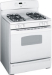 GE 30" White Free-Standing Gas Range