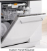 Miele 24" Futura Dimension Series Fully-Integrated Custom Panel Dishwasher