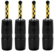 Audioquest Black Set Screw Gold BFA/Banana Plugs